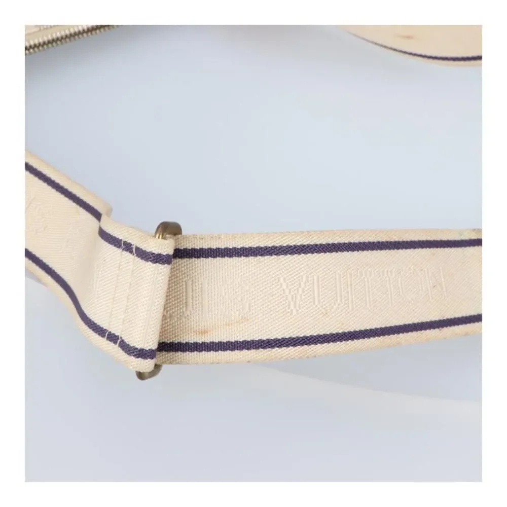 Louis Vuitton Pochette Bosphore Bag Damier Azur White